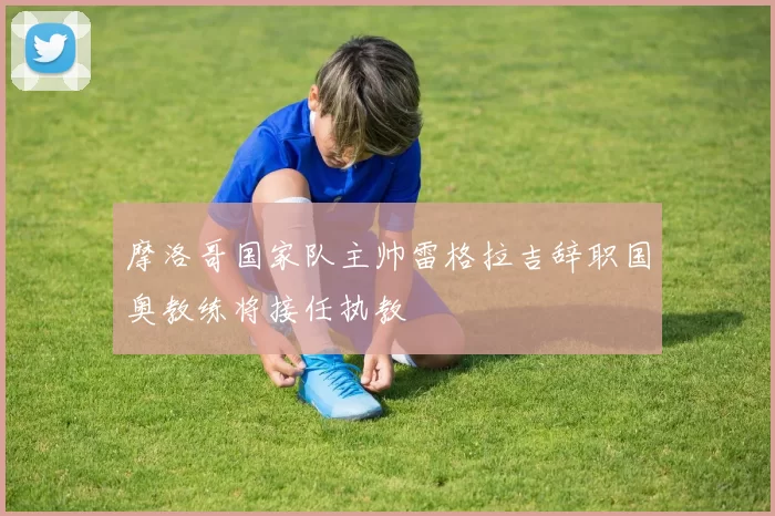 摩洛哥国家队主帅雷格拉吉辞职国奥教练将接任执教